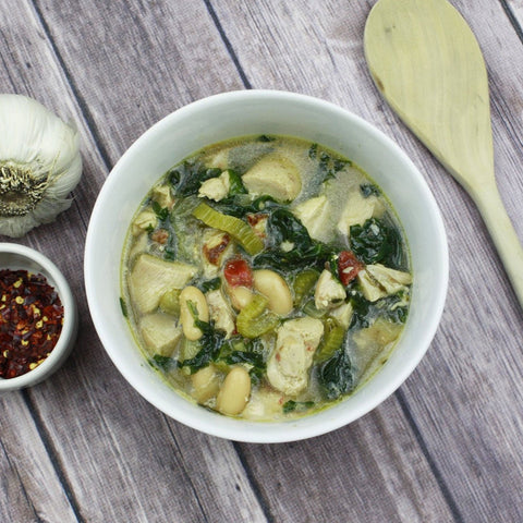 Kale & Cannellini Chicken Soup